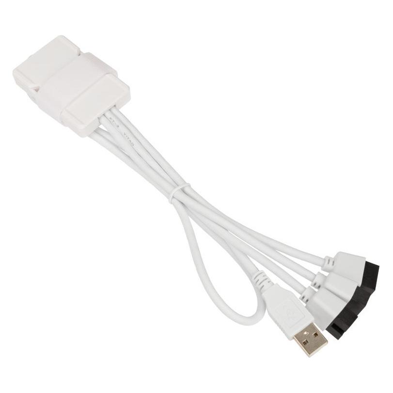 Lian-Li PW-U2TPAW USB Hub - weiss (USB-A, 3 Ports) (PW-U2TPAW)
