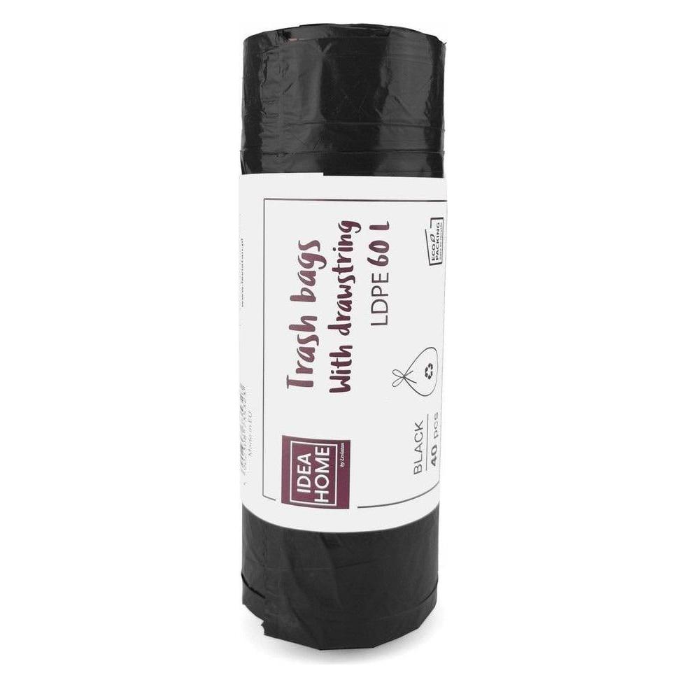 Teka Beutel mit Kordelzug 60l, schwarz, 40 Stk (40x, 60 l) (47993344)