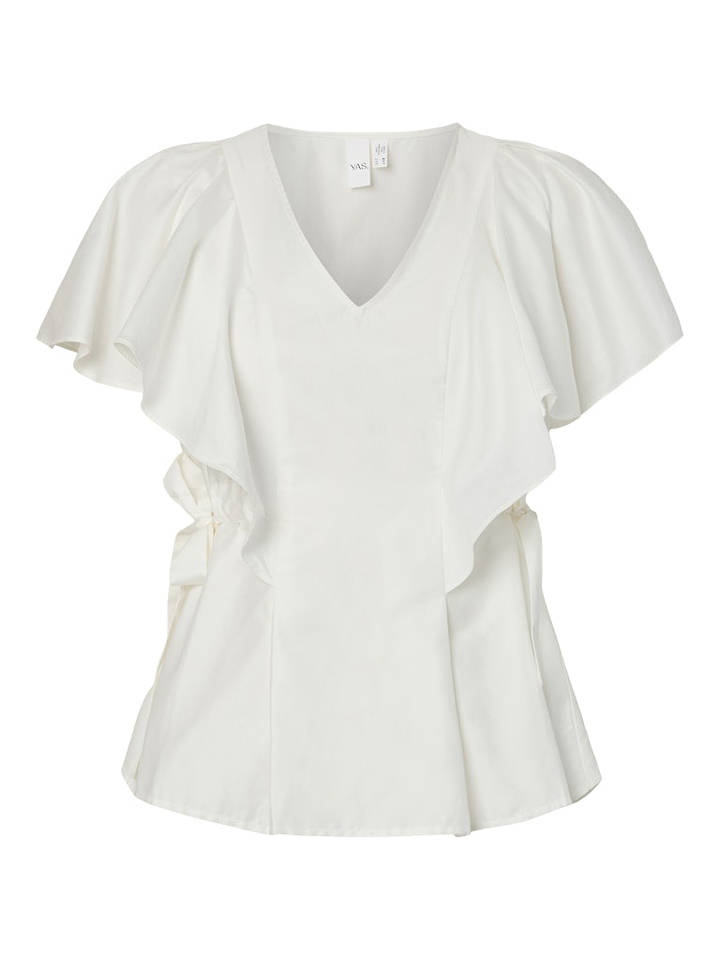 YAS Bluse in Weiß - 38