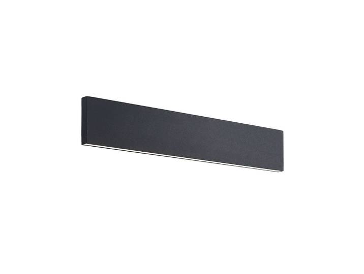 Applique murale led en métal noir