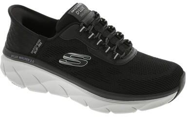 Skechers Sport Slip-Ins RF: D'Lux Walker 2.0 - Mens 8.5 Black Sneaker Medium