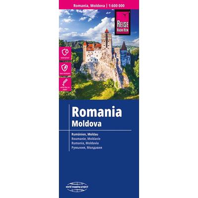 Reise Know-How Landkarte Rumänien, Moldau / Romania, Moldova (1:600.000), Sonstige von , Reise Know-How Verlag Peter Rump GmbH, 978-3-8317-7476-0