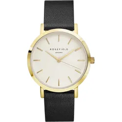 ROSEFIELD - THE GRAMERCY - weiß - schwarz - gold / 38 MM