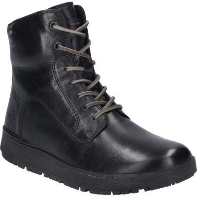 Stiefelette JOSEF SEIBEL "Anna 51, schwarz", Damen, Gr. 39, schwarz, Obermaterial: 100% Rindsleder Leather cow., Schuhe Stiefelette