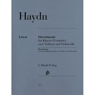 Joseph Haydn - Divertimenti für Klavier (Cembalo) mit zwei Violinen und Violoncello -
