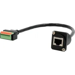 EXSYS EX-49161 - D-Typ Modul, RJ45 Buchse / Terminal Block, 20 cm