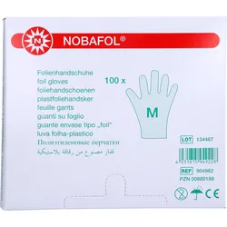 Nobafol Gr.m Folienhandschuhe 100 ST