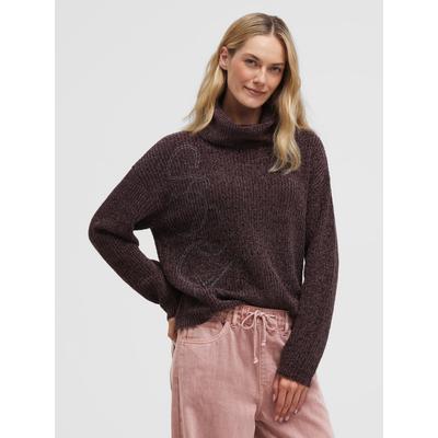 Rollkragenpullover SOCCX, Damen, Gr. XL, braun (chocolate), Strick, Material: 100% Polyester, unifarben, regular fit normal, Rundhals, eingesetzt gerader Abschluss, Pullover Rollkragenpullover, mit weicher Haptik