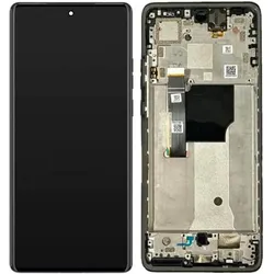 Motorola Edge 40 Neo LCD Display Original - Black (Display, Motorola Edge 40 Neo), Mobilgerät Ersatzteile, Schwarz