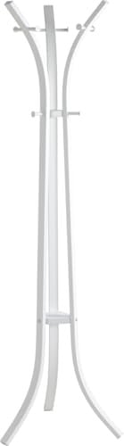 HAKU Staande kapstok wit metaal modern Hoogte: 177 cm, Diameter: 45 cm
