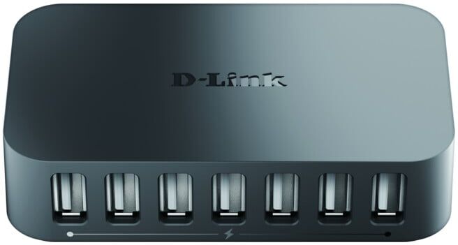 DLink Deutschland Hub USB 2.0 7 ports 7xA, 1xB DUB-H7/E ; d_link (DUB-H7/E)