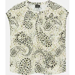 Bluse mit Allover-Print Mehrfarbig 38