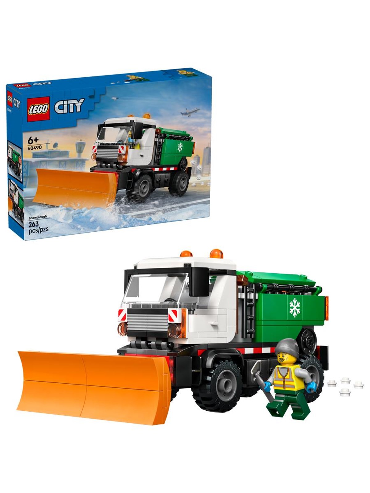 LEGO City 60490 Schneepflug