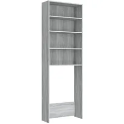 vidaXL Madona, Waschmaschinenschrank, Grau