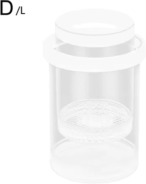 Inspire Curations Floating Fish Breeding Isolation Box For Aquarium Fry & Livebearers l White