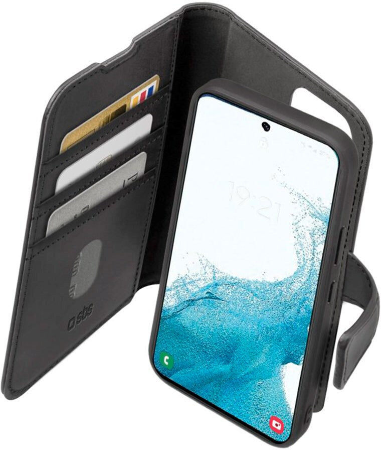 Samsung Galaxy S22 SBS Duo Mag Wallet Cover - Sort