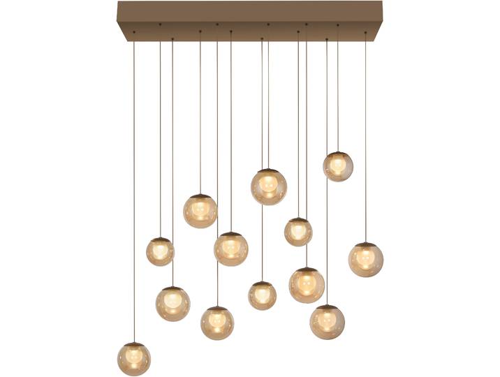 NEUHAUS PURE LED Pendelleuchte PURE Popup , bronzefarben, 13, H: 60cm, 1 Stk., Leuchten, Comfort Lift, CCT, dimmbar über Fernbedienung, LED Pendelleuchte