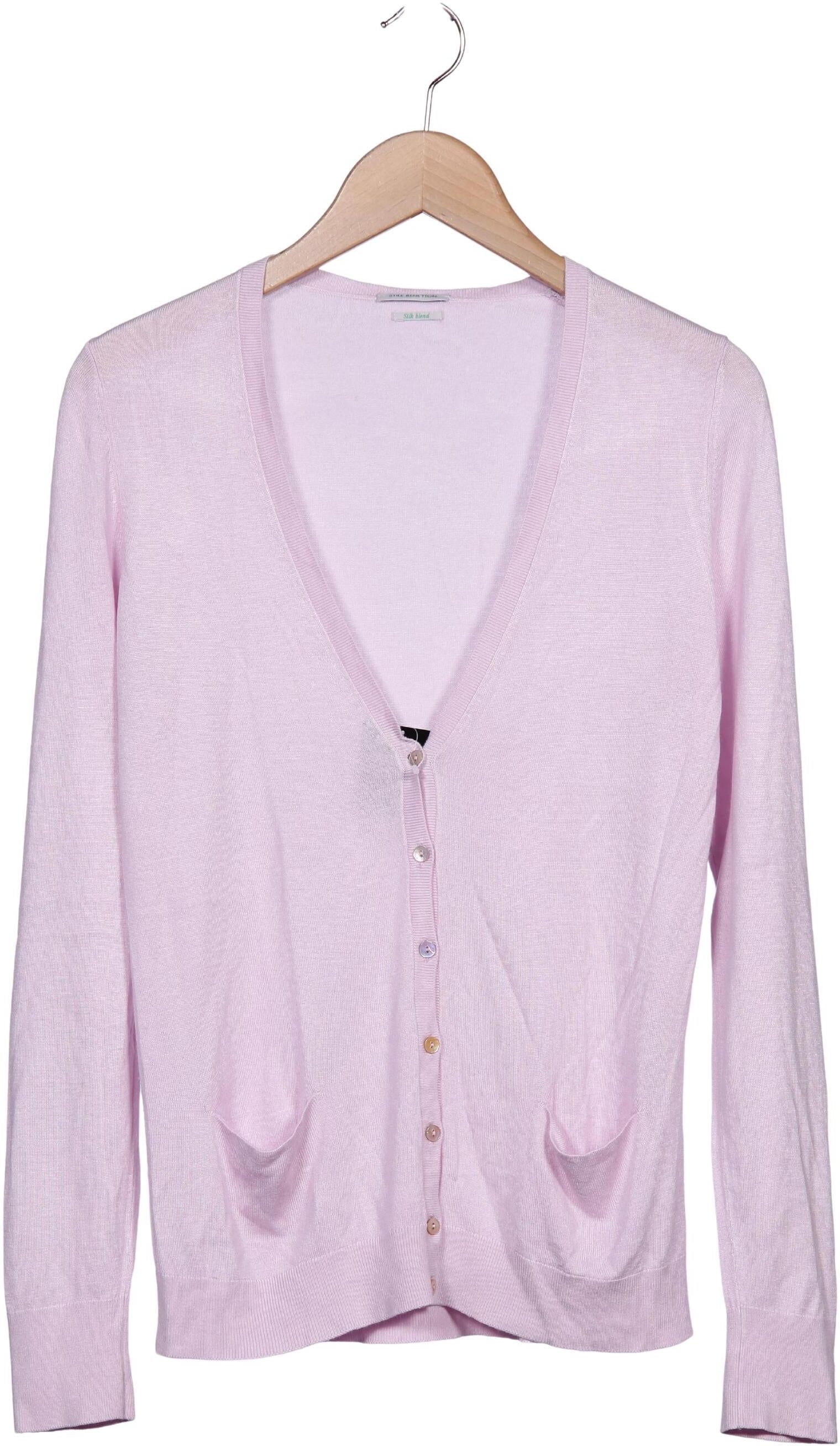 United Colors OF Benetton Damen Strickjacke, Pink, Gr. M, Seide - Second Hand
