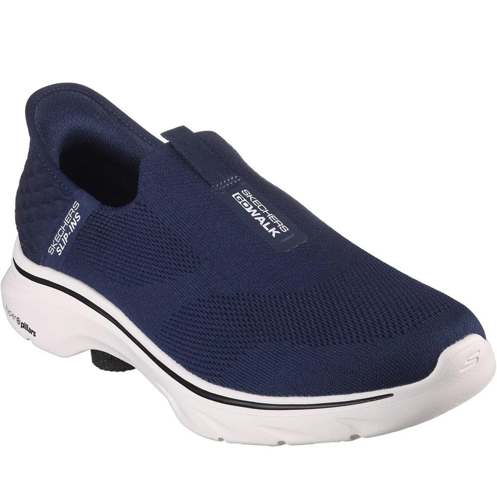 Skechers Heren Go Walk 7 - Easy On 2 Schoenen (Marine)