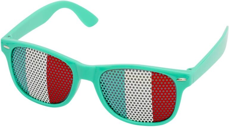 Lunettes de soleil personnalisables à verres imprimés Vision vert