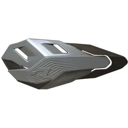 Racetech, Motorrad Zubehör, (Rtech) Handschutz (Lenker) Hp3 Farbe Grau Schwarz (Mit 2 Montageanleitungen Für Lenker