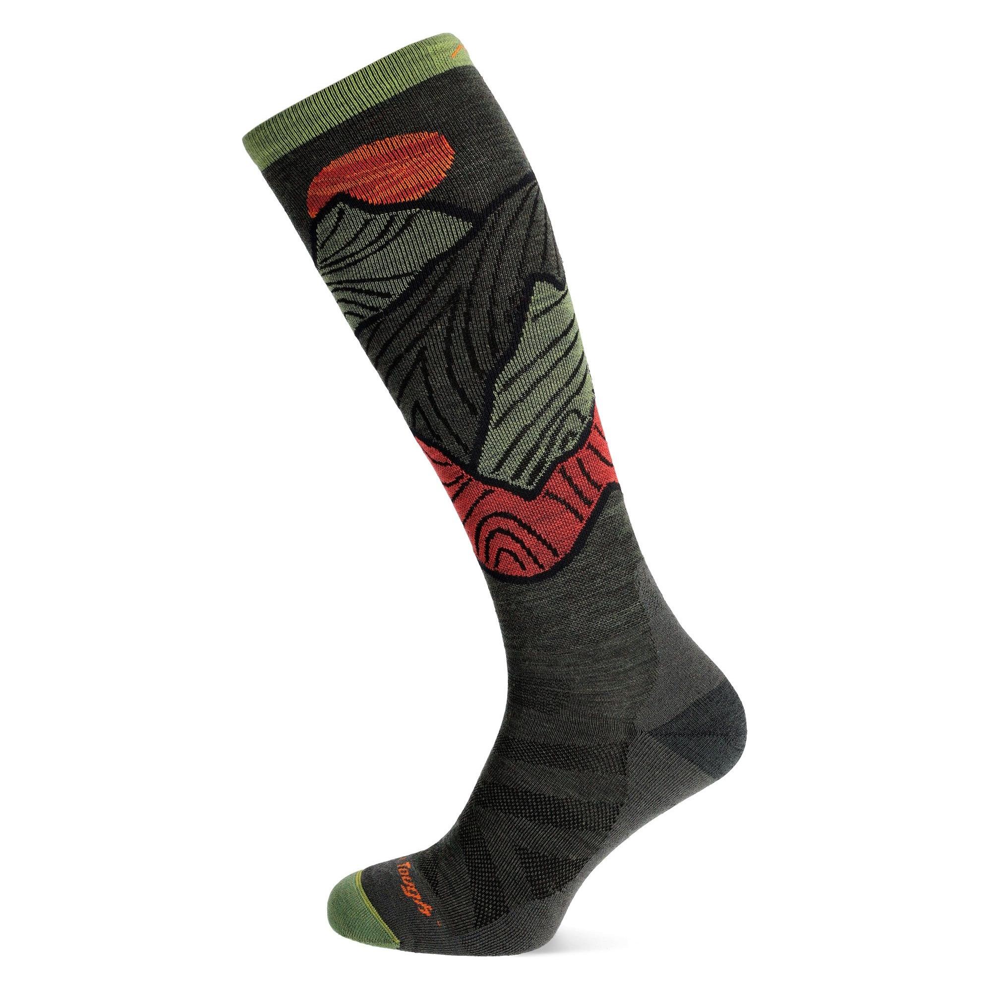 Skarpety narciarskie Darn Tough Titan OTC Lightweight with Cushion - forest rozmiar: l (L) (566042)