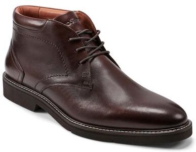 Rockport Flynn - Mens 8 Brown Boot Medium