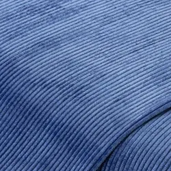 Cordstoff, himmelblau