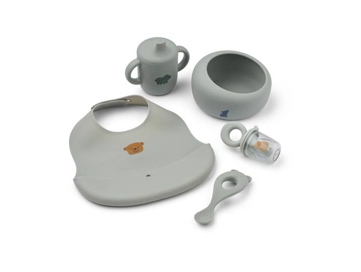 Liewood Set repas bébé Mileah Dove blue