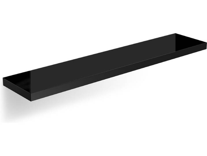 Casaria Wandplank Zwevend - 50 cm/15kg Belastbaar - Mat Zwart