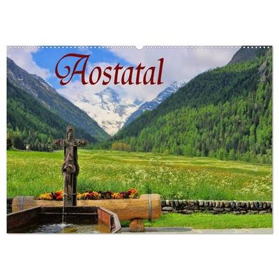 Aostatal (Wandkalender 2026 DIN A2 quer), CALVENDO Monatskalender