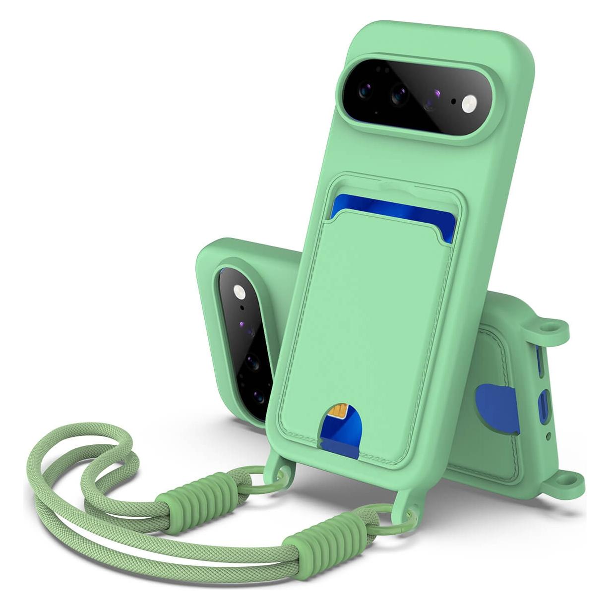 Cover-Discount Google Pixel 11 - Silikon Hülle mit Kartenhalter & Umhängeband (Google Pixel 11) (75044958)