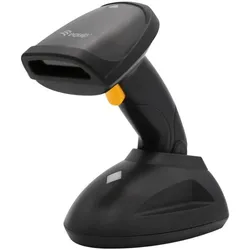 equip Barcode Handscanner 1D Laser Wireless USB schwarz (1D-Barcodes), Barcode Scanner, Schwarz