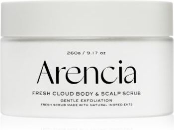 Arencia Fresh Cloud White Tea & Neroli exfoliante suave para corpo e cabelo 260 g. Fresh Cloud White Tea & Neroli
