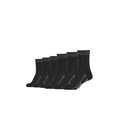 Socken MUSTANG, Damen, Gr. 35-38, schwarz, Baumwollmischung, normal, Socken Socken, mit verstärktem Fersen- und Zehenbereich