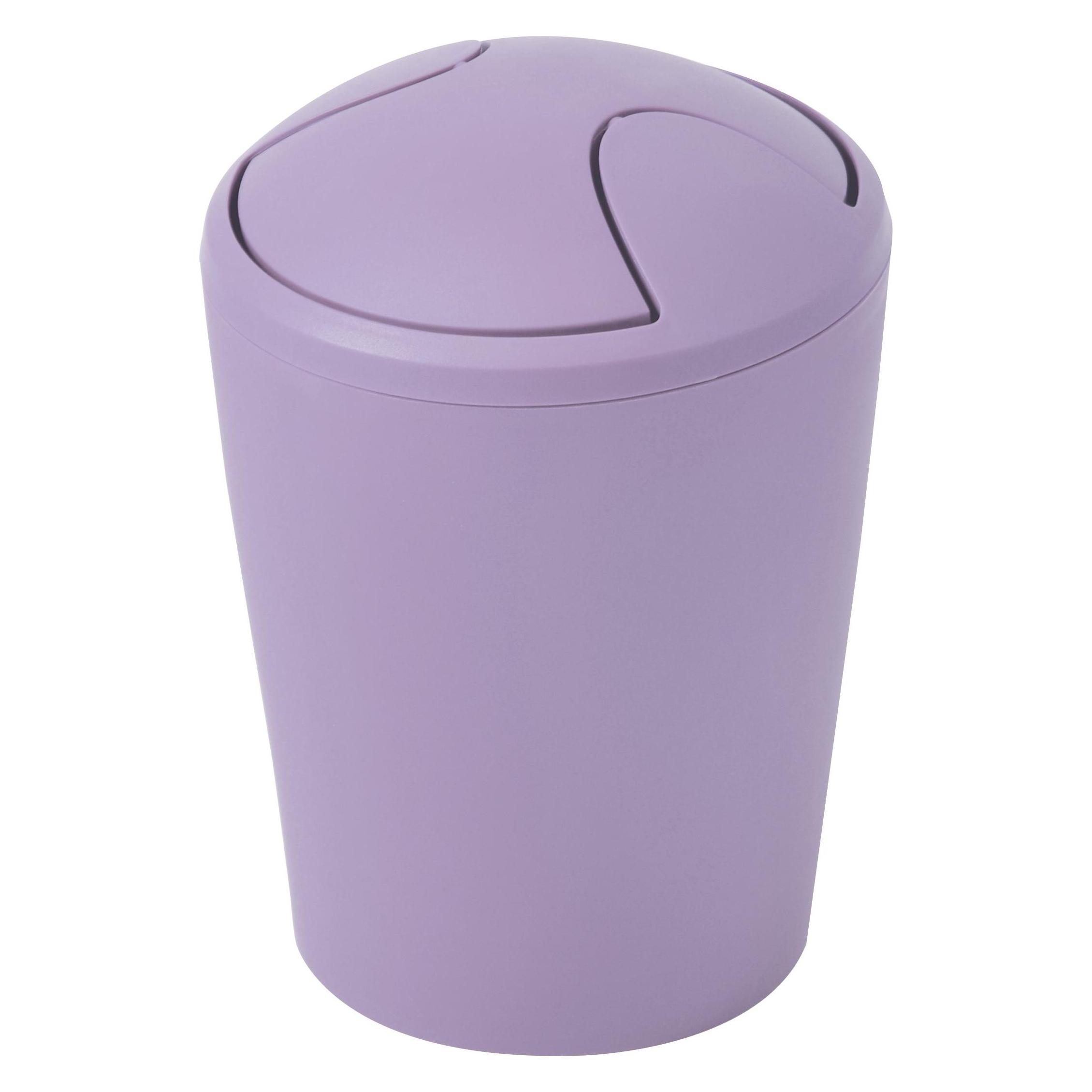 spirella Mülleimer Move 15x15x21 cm Lavendel Lavendel - Polypropylen (2 l) (10.22635)