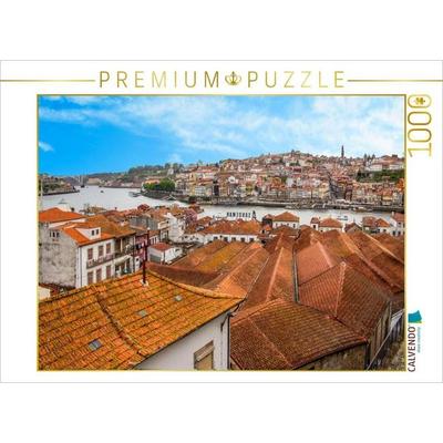 CALVENDO Puzzle Die Hafenstadt Porto | 1000 Teile Lege-Größe 64x48cm Foto-Puzzle für glückliche Stunden, von , Calvendo Puzzle