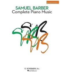 Complete Piano Music: Revised Edition, Fachbücher von Samuel Barber
