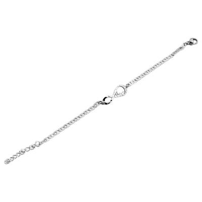 Armband ADELIA´S "Armband aus Edelstahl 18 cm", silber, Armbänder, Damen, 18cm, Edelstahl, Armband, Ein stilvolles Geschenk für besondere Momente