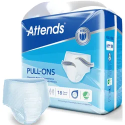 Attends Pull-Ons 6 Medium Inkontinenzpants 4 x 18 = 72 Stück