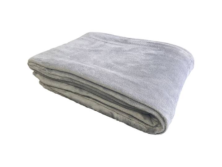 Wohndecke Coral silber Polyester 200 x 240 cm - Wohndecke