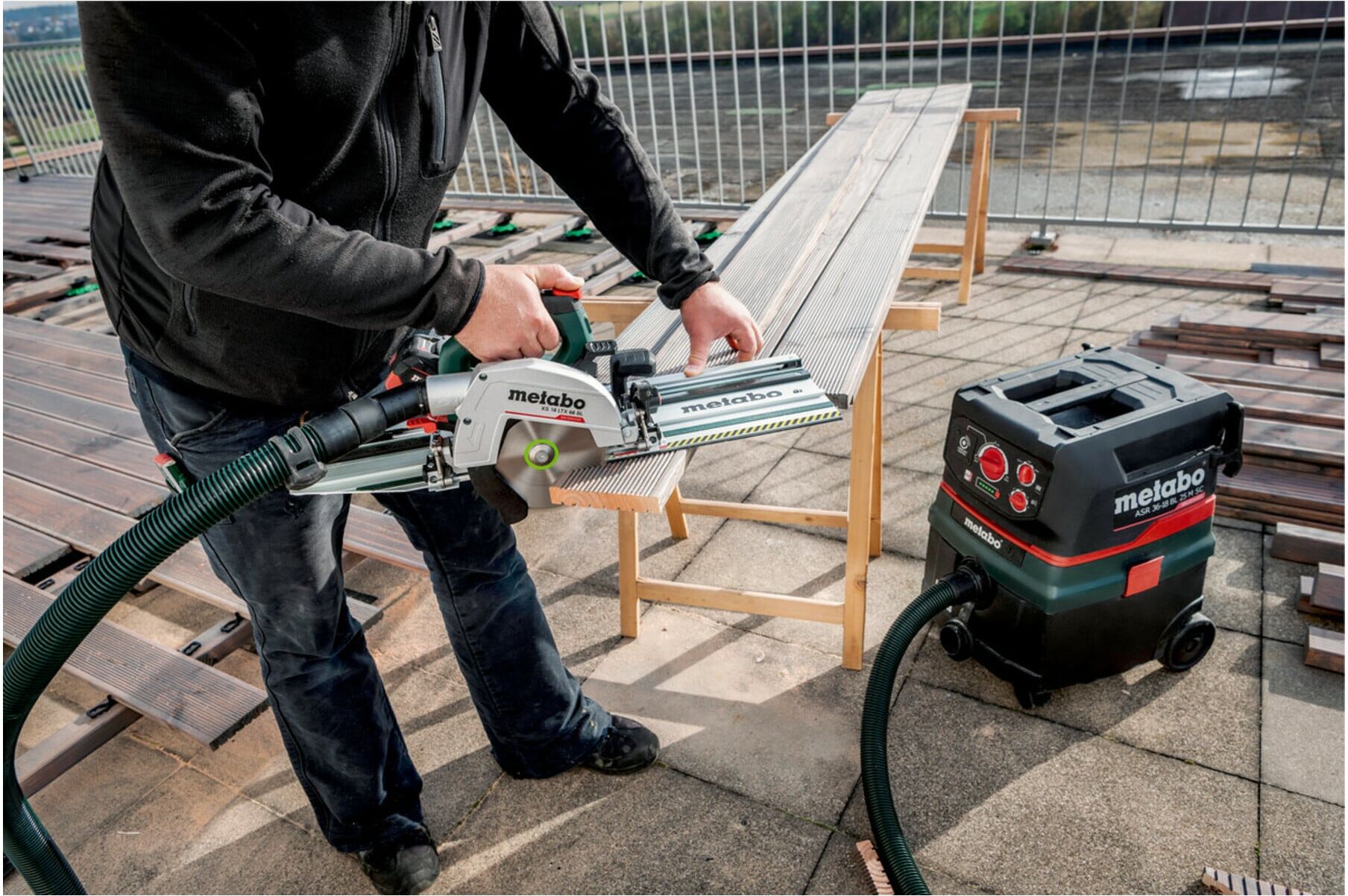 Metabo Kappschiene KFS 70, Länge 70 cm (629017000)