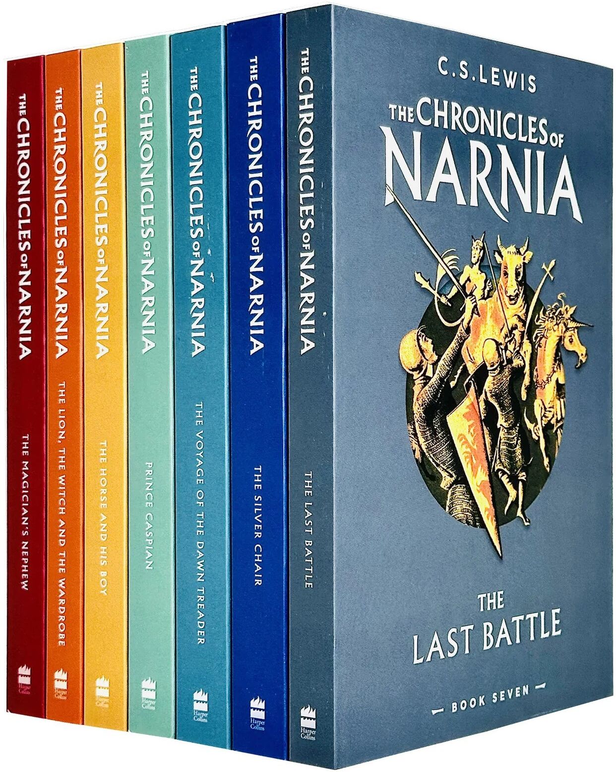 HarperCollins The Chronicles of Narnia 7 Books Collection Set by C.S. Lewis - Paperback Fantasy Box Set - Ages 8+ - Complete Series Gift Edition