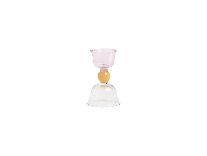 & klevering - Bougeoir Tulip - Multicolore - Verre