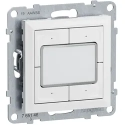 Legrand 765612 Seano MyHome Szenentaster zum Abrufen von 4 Szenarien in der