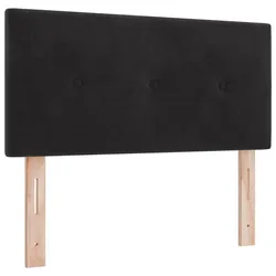 vidaXL LED Kopfteil mit LED-Lichtleisten Schwarz 80 cm Polyester