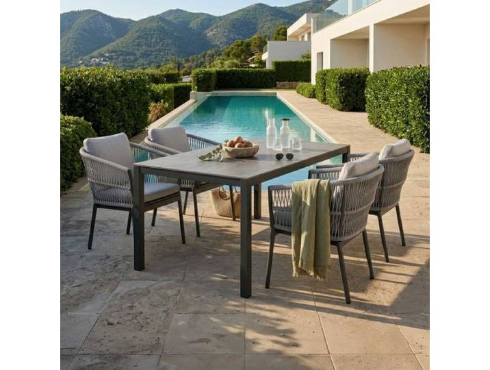 OUTLIV. Alicante Gartenmöbel-Set M (4 Plätze) Tisch 160x90cm