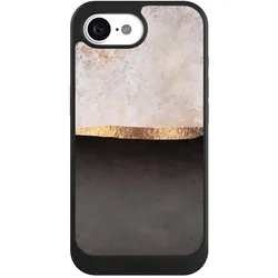 Nivocase Hülle für Apple iPhone 16e Handyhülle NIVOcore Case Schwarz Abstrakt Black & White Trends (Apple iPhone 16e), Smartphone Hülle, Schwarz