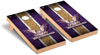 Skip's Garage Westminster Griffins Vintage Cornhole Board Set