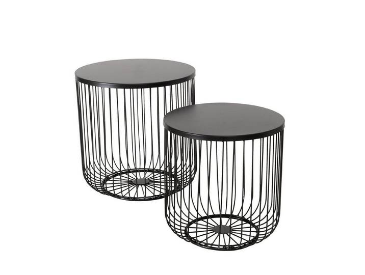 BOLTZE GRUPPE Beistelltisch Metalltische, 41–47 cm, CINDY, 2er Set (funktional), keine